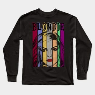 Blondie Retro Style - Pop Art Long Sleeve T-Shirt